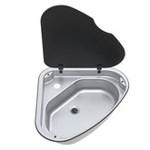 Thetford Series 33 Triangular LH Sink with Glass Lid 480mm - SBL3350-SP